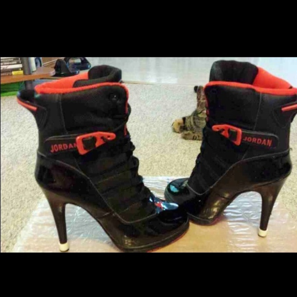 Super Rare Red Bottom Jordan's